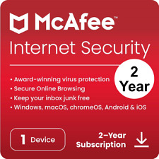 Mcafee internet security for sale  UK