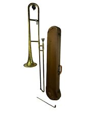 Trombone tenor antigo embaixador antigo com estojo toca! comprar usado  Enviando para Brazil