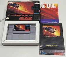 Top Gear 2 (SNES, 1993) MUITO BOM ESTADO Autêntico Completo Pôster Manual CIB ENVIO RÁPIDO comprar usado  Enviando para Brazil