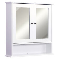 kleankin Wall-mounted Cabinet Mirror Door Bathroom Organiser, Refurbished for sale  Shipping to South Africa