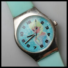 ✅ Relógio de pulso Disney Princess azul cromado adolescente infantil quartzo + pulseira, usado comprar usado  Enviando para Brazil