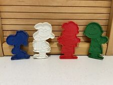 Vintage 4 PEANUTS Charles Schultz United Feature Syndicate Cookie Cutters SNOOPY, used for sale  Shipping to South Africa