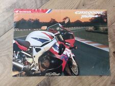 HONDA CBR900RR FIREBLADE MOTORCYCLE SALES BROCHURE UK 1996 for sale  Shipping to South Africa