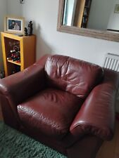 Italian brown leather for sale  DONCASTER