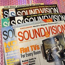 2004 revista Sound & Vision lote completo año completo anuncios impresos Sony Bose de colección, usado segunda mano  Embacar hacia Argentina
