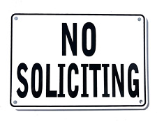 Soliciting warning sign for sale  Mount Gilead
