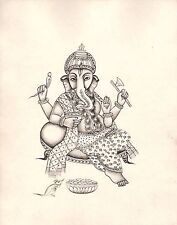 Ganesha painting handmade for sale  Shipping to Canada
