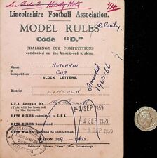 1959 lincolnshire football for sale  PERSHORE