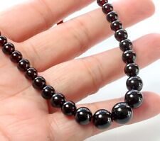 natural necklace garnet beads for sale  Walnut