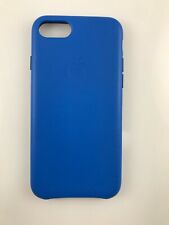 Usado, Capa de couro original Apple para iPhone 7 8 2ª geração 3RD SE azul elétrica comprar usado  Enviando para Brazil