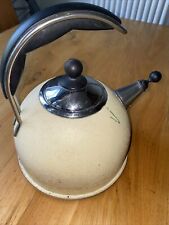 Aga stainless steel whistling kettle, Cream , 2.2 litre,  Camping Well Used for sale  Shipping to South Africa