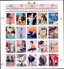 Folha de 20 selos Scott #3502 American Illustrators (Norman Rockwell) - MNH comprar usado  Enviando para Brazil