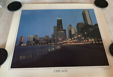 Chicago skyline poster for sale  Lake Villa