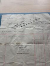 1928 invoice r.fair for sale  LINCOLN