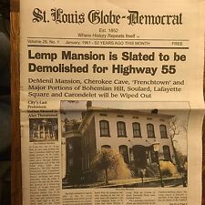 Lemp mansion demolished for sale  Belleville