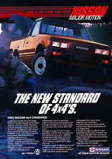 1985 Nissan standard Pickup 4x4 Truck - Original Car Advertisement Print Ad J193 for sale  Shipping to United Kingdom