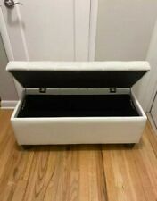 White leather bench for sale  Seattle