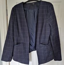 Ladies Next Grey/white Check Jacket, Size 16 for sale  Shipping to South Africa