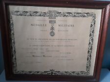Cadre diplome militaire d'occasion  Bertry