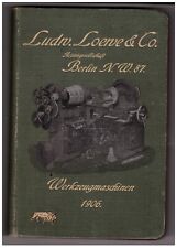 Loewe katalog werkzeugmaschine gebraucht kaufen  Lehrte
