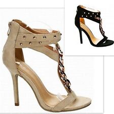 NEW women shoes high heel size 5 sandals high heel beige amazing for sale  Shipping to South Africa