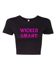 Crop Top Ladies Wicked Smaht Genius Smart Movie TV Parodia Camiseta divertida segunda mano  Embacar hacia Argentina