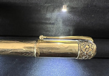 Penna stilografica placcata usato  Roma