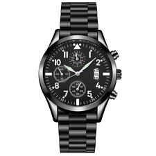 Relógio militar de aço inoxidável data quartzo relógio esportivo analógico masculino exército comprar usado  Enviando para Brazil