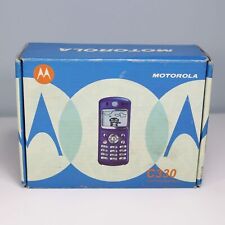 Motorola C330 Cell Phone Silver 2002 - RARE Vintage Collectors Model  for sale  Shipping to South Africa