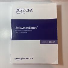 2022 CFA Exam Prep SchweserNotes Level 1 Book 1 ONLY for sale  Largo