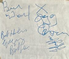 BLACK SABBATH SIGNED PARTIAL NEWCASTLE HAND BILL FEBRUARY 1972 OZZY TRACKS LOA for sale  Shipping to South Africa