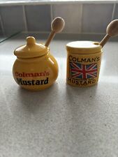 Coleman mustard pots for sale  YORK