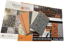 Usado, Lote de 191 páginas de papel para scrapbook Halloween Dead & Breakfast Martha Stewart almofadas comprar usado  Enviando para Brazil