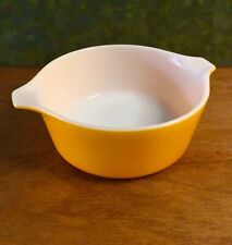 Vintage Pyrex #472 Orange Round 1.5 PT Bowl, Casserole Dish, Handles, Rare for sale  Shipping to South Africa
