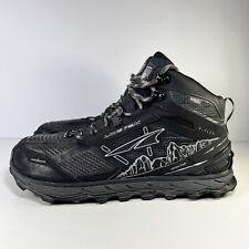 Usado, Botas de senderismo Altra Lone Peak Mid para hombre talla 10 negras grises zapatos segunda mano  Embacar hacia Argentina