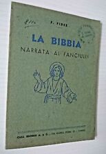 Bibbia narrata fanciulli usato  Novara