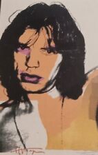 Used, ANDY WARHOL ESTATE RARE 1989 LITHOGRAPH PRINT MICK JAGGER STAMPED FS#141 for sale  Shipping to South Africa