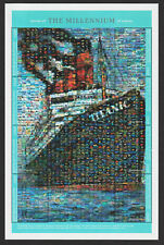 Folha de selo foto mosaico navio Titanic história do milênio MNH barcos fotomosaicos comprar usado  Enviando para Brazil