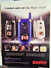 Sanyo Sprint telefones celulares/Detectores de radar Escort Original Vintage 2006 Ad,, usado comprar usado  Enviando para Brazil