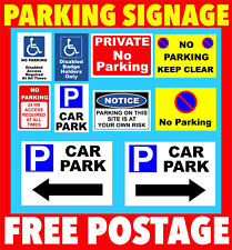 Parking signs plastic for sale  Shipping to Ireland