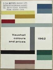 Vauxhall colours price for sale  LEICESTER