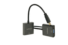Lot of 2 La Brodée Black HDMI to VGA Adapter Cable For Computer, Laptop & PC for sale  Shipping to South Africa
