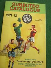 Subbuteo catalogue 1971 for sale  HEREFORD