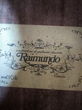 Raimundo classical guitar for sale  WITNEY