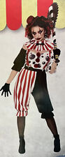 KREEPY KLOWN COSTUME SZ XL (12-14) ADULT SHIRT/PANTS/SUSPENDERS for sale  Shipping to South Africa