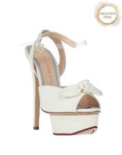 Used, RRP€625 CHARLOTTE OLYMPIA Ankle Strap Sandals US10.5 EU40.5 UK7.5 Made in Italy for sale  Shipping to South Africa