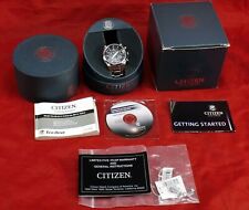 Citizen Eco Drive Stainless Steel Watch Perpetual Chronograph Watch BL5380-58E for sale  Shipping to South Africa