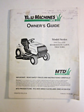 Tractores de césped hidrostáticos Yard Machines MTD 1997 manual del dueño modelos 690-699 segunda mano  Embacar hacia Argentina