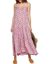 Auguste the label "Viola allure" Vestido Maxi Boho Rosa Floral tamanho 8 Dia Chá comprar usado  Enviando para Brazil