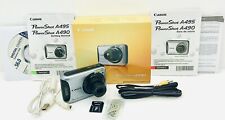 Used, Canon Power Shot A490 Digital Camera Complete Kit With SD Card EUC In Box TESTED for sale  Shipping to South Africa